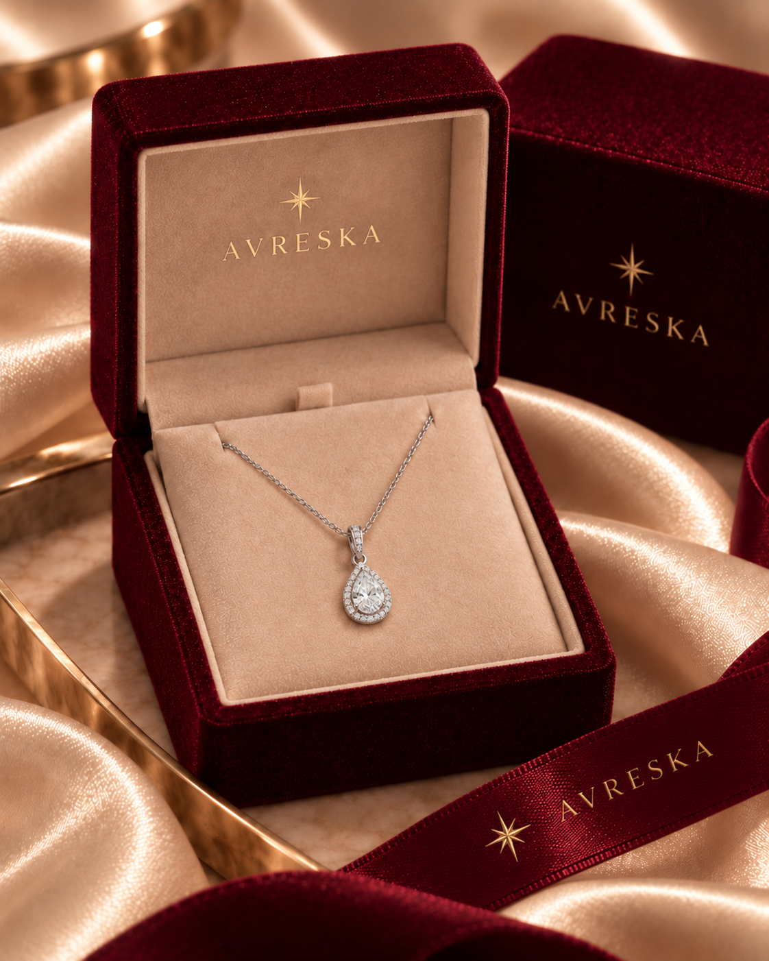 Elara Pavé Necklace - AVRESKA
