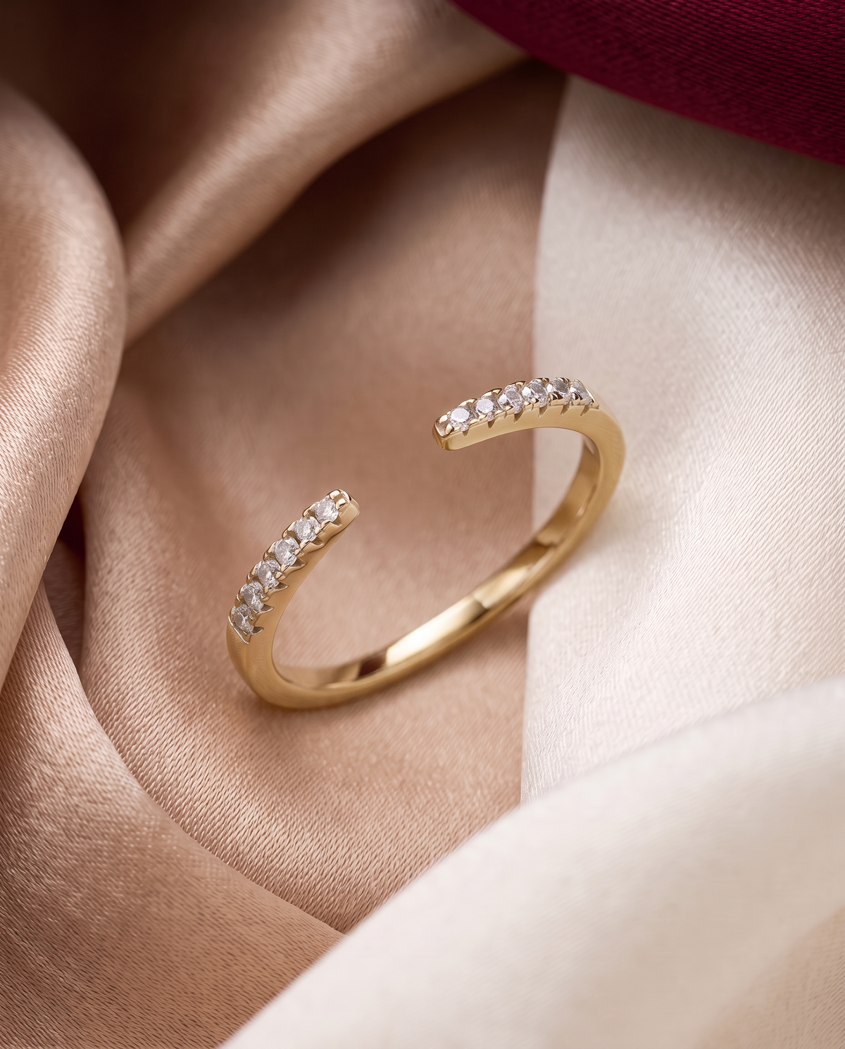 Aveline Open Pavé Band - AVRESKA